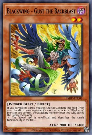 Blackwing - Gust the Backblast - (The Shining Darkness) - (TSHD-EN002) - (Rare)