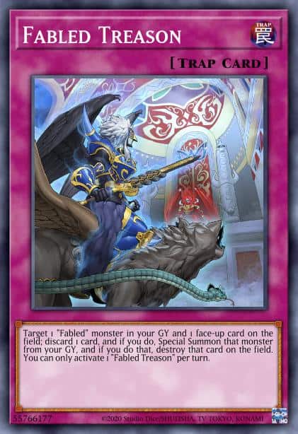 Fabled Treason - (Blazing Vortex) - (BLVO-EN073) - (Common)