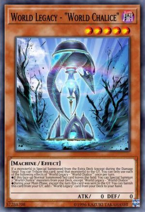 World Legacy - "World Chalice" - (OTS Tournament Pack 7) - (OP07-EN006) - (Super Rare)