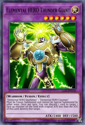 Elemental HERO Thunder Giant - (Duelist Pack Jaden Yuki) - (DP1-EN011) - (Rare)