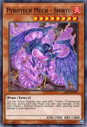 Pyrotech Mech - Shiryu - (Battle Pack 2 War of the Giants) - (BP02-EN122) - (Rare)