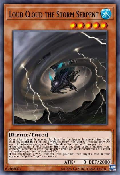 Loud Cloud the Storm Serpent - (Dark Neostorm) - (DANE-EN022) - (Common)