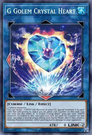 G Golem Crystal Heart - (Battles of Legend Crystal Revenge) - (BLCR-EN042) - (Ultra Rare)