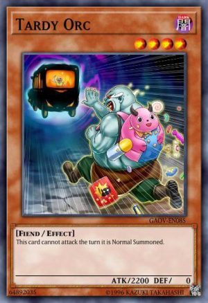 Tardy Orc - (Battle Pack 2 War of the Giants) - (BP02-EN114) - (Mosaic Rare)