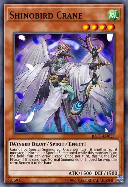 Shinobird Crane - (Raging Tempest) - (RATE-EN023) - (Common)