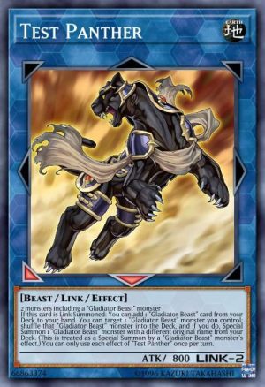 Test Panther - (2020 Tin of Lost Memories Mega Pack) - (MP20-EN176) - (Super Rare)