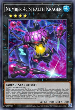 Number 4: Stealth Kragen - (Brothers of Legend) - (BROL-EN030) - (Secret Rare)