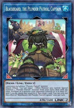 Blackbeard, the Plunder Patroll Captain - (Battles of Legend Crystal Revenge) - (BLCR-EN094) - (Secret Rare)