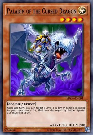 Paladin of the Cursed Dragon - (Zombie World Structure) - (SDZW-EN003) - (Common)