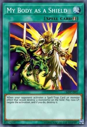 My Body as a Shield - (OTS Tournament Pack 10) - (OP10-EN021) - (Common)