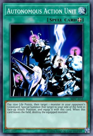 Autonomous Action Unit - (Turbo Pack Booster Two) - (TU02-EN015) - (Common)
