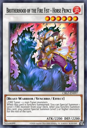 Brotherhood of the Fire Fist - Horse Prince - (OTS Tournament Pack 12) - (OP12-EN020) - (Common)