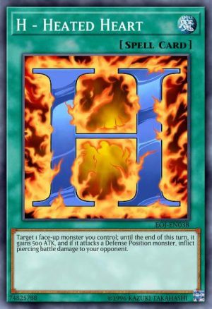H - Heated Heart - (Duelist Pack Jaden Yuki 2) - (DP03-EN016) - (Common)