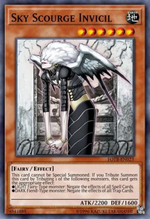 Sky Scourge Invicil - (Force of the Breaker) - (FOTB-EN023) - (Super Rare)