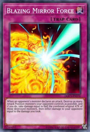 Blazing Mirror Force - (Premium Gold Infinite Gold) - (PGL3-EN100) - (Gold Rare)