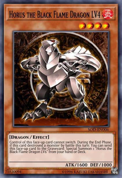 Horus the Black Flame Dragon LV4 - (Starter Kaiba Reloaded) - (YSKR-EN019) - (Common)