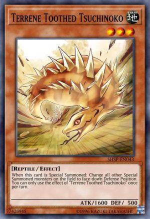 Terrene Toothed Tsuchinoko - (Shadow Specters) - (SHSP-EN043) - (Common)