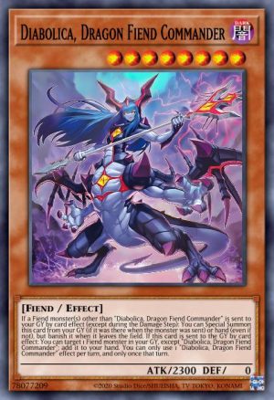 Diabolica the Draconique General - (Duelist Nexus) - (DUNE-EN096) - (Common)