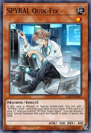 SPYRAL Quik-Fix - (OTS Tournament Pack 5) - (OP05-EN006) - (Super Rare)