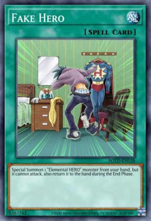 Fake Hero - (Duelist Pack Jaden Yuki 2) - (DP03-EN022) - (Common)