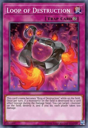 Loop of Destruction - (LC Kaiba Mega Pack) - (LCKC-EN110) - (Secret Rare)