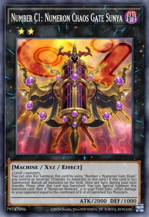 Number C1: Numeron Chaos Gate Sunya - (Maximum Gold El Dorado) - (MGED-EN082) - (Rare)