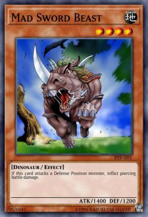 Mad Sword Beast - (Pharaoh's Servant) - (PSV-EN091) - (Rare)