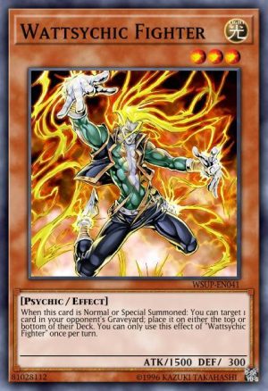 Wattsychic Fighter - (World Superstars) - (WSUP-EN041) - (Super Rare)