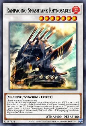 Rampaging Smashtank Rhynosaber - (2021 Tin of Ancient Battles) - (MP21-EN163) - (Common)