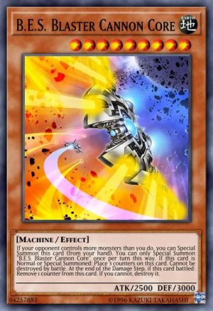 B.E.S. Blaster Cannon Core - (2020 Tin of Lost Memories Mega Pack) - (MP20-EN111) - (Common)