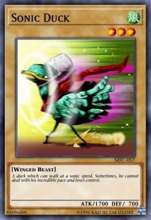Sonic Duck - (Structure Lord of the Storm) - (SD8-EN003) - (Common)