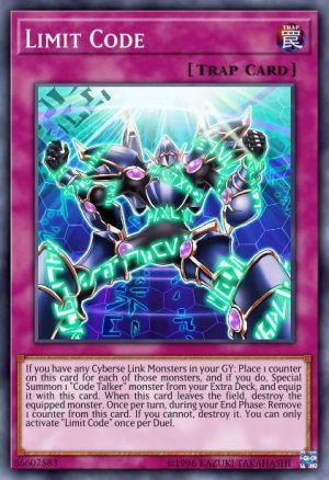 Limit Code - (2019 Gold Sarcophagus Tin Mega Pack) - (MP19-EN045) - (Common)