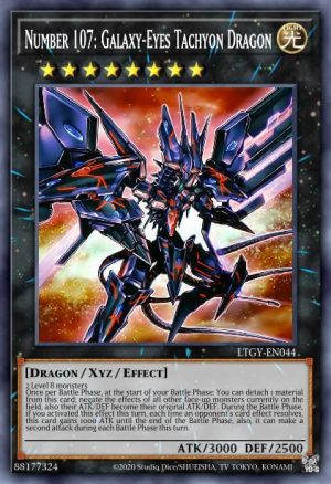 Number 107: Galaxy-Eyes Tachyon Dragon - (OTS Tournament Pack 9) - (OP09-EN019) - (Common)