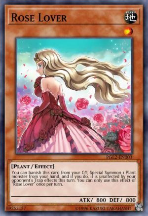 Rose Lover - (Premium Gold Return of the Bling) - (PGL2-EN003) - (Gold Secret Rare)