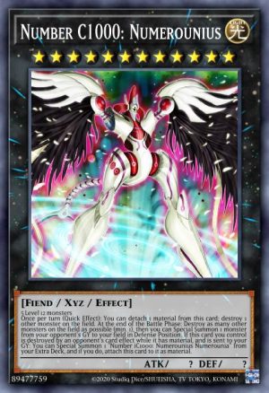 Number C1000: Numerounius - (Maximum Gold El Dorado) - (MGED-EN031) - (Premium Gold Rare)