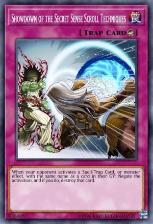 Showdown of the Secret Sense Scroll Techniques - (Extreme Force) - (EXFO-EN078) - (Common)