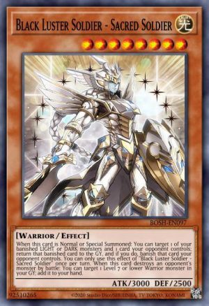 Black Luster Soldier - Sacred Soldier - (Toon Chaos) - (TOCH-EN035) - (Rare)