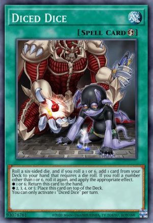 Diced Dice - (Rise of the Duelist) - (ROTD-EN067) - (Common)