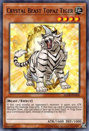 Crystal Beast Topaz Tiger - (Duelist Pack Jesse Anderson) - (DP07-EN004) - (Rare)