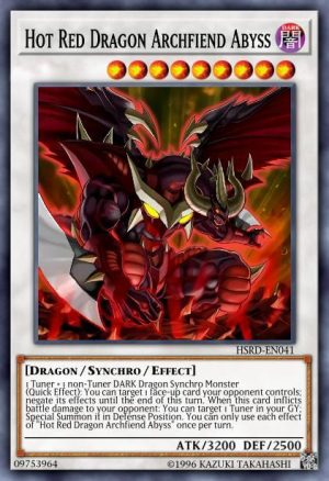 Hot Red Dragon Archfiend Abyss - (Maximum Gold El Dorado) - (MGED-EN068) - (Rare)