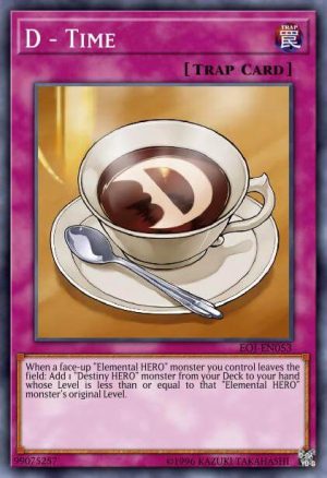 D - Time - (LC 2 The Duel Academy Years Mega Pack) - (LCGX-EN149) - (Rare)