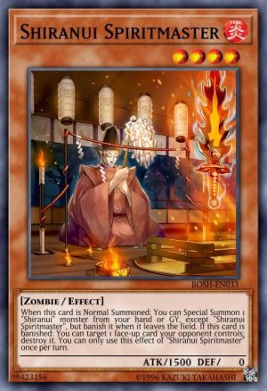 Shiranui Spiritmaster - (Hidden Summoners) - (HISU-EN048) - (Super Rare)