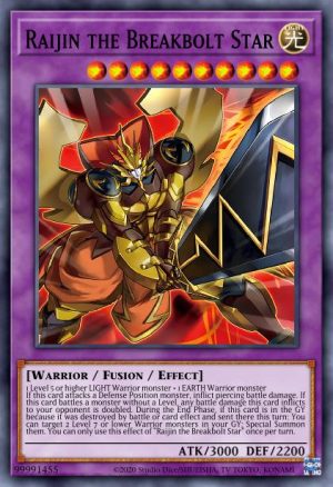 Raijin the Breakbolt Star - (Battles of Legend Crystal Revenge) - (BLCR-EN037) - (Ultra Rare)