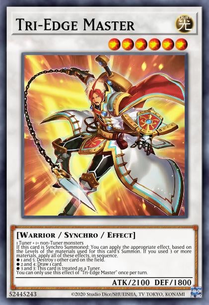 Tri-Edge Master - (Battles of Legend: Monstrous Revenge) - (BLMR-EN008) - (Secret Rare)
