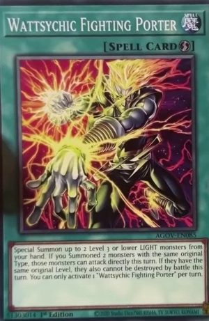 Wattsychic Fighting Porter - (Age of Overlord) - (AGOV-EN085) - (Common)