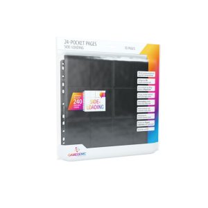 Gamegenic Sideloading 24-Pocket Pages 10 pages Black
