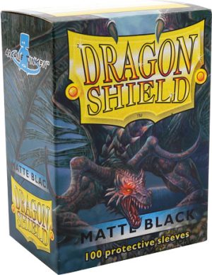 Dragon Shield Standard Sleeves Matte Black 100 Pack