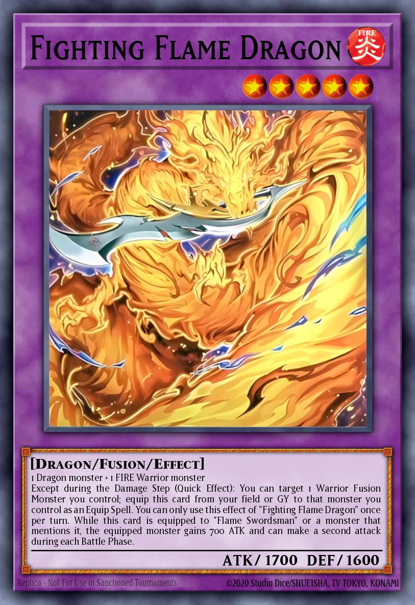 Fighting Flame Dragon - (Maze of Millennia) - (MZMI-EN005) - (Rare)