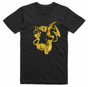 Pokemon Pikachu Evolution T-Shirt Black