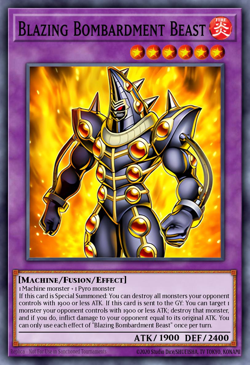 Blazing Bombardment Beast - (The Infinite Forbidden) - (INFO-EN097) - (Common)